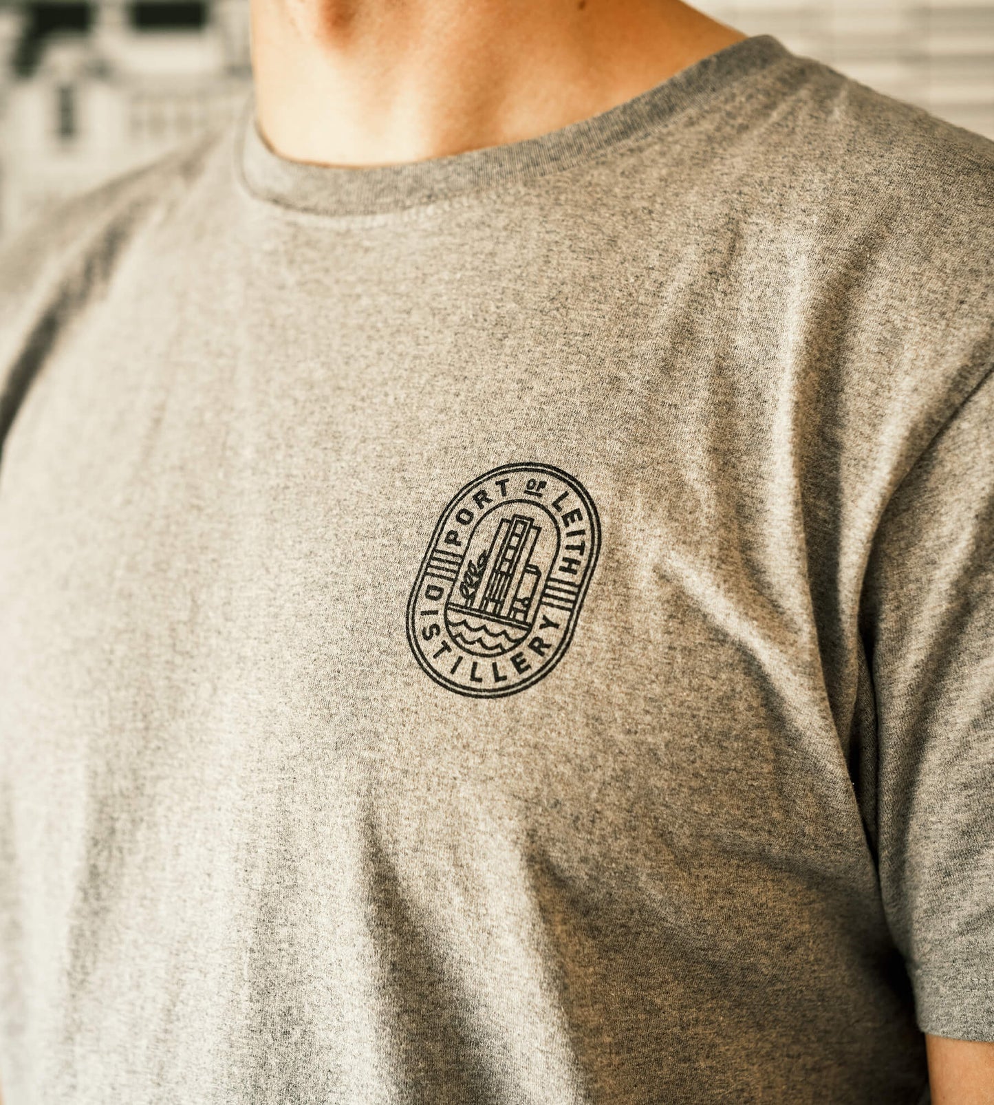 Port Of Leith Distillery • Propaganda Division • Unisex T-Shirt Grey