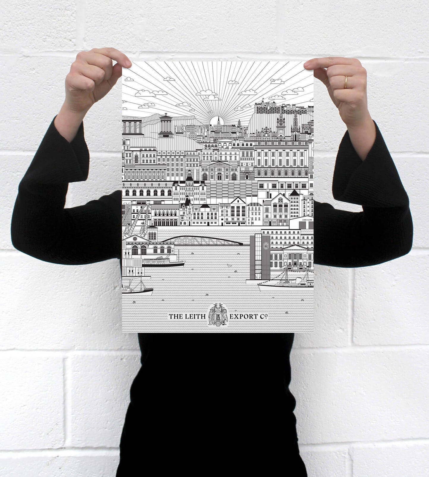 The Leith Export Co. • Edinburgh Poster • A3