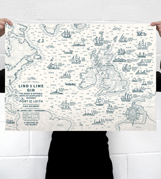 Lind & Lime • Map Poster A1