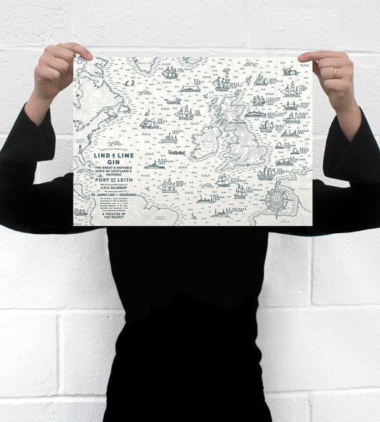 Lind & Lime • Map Poster • A3