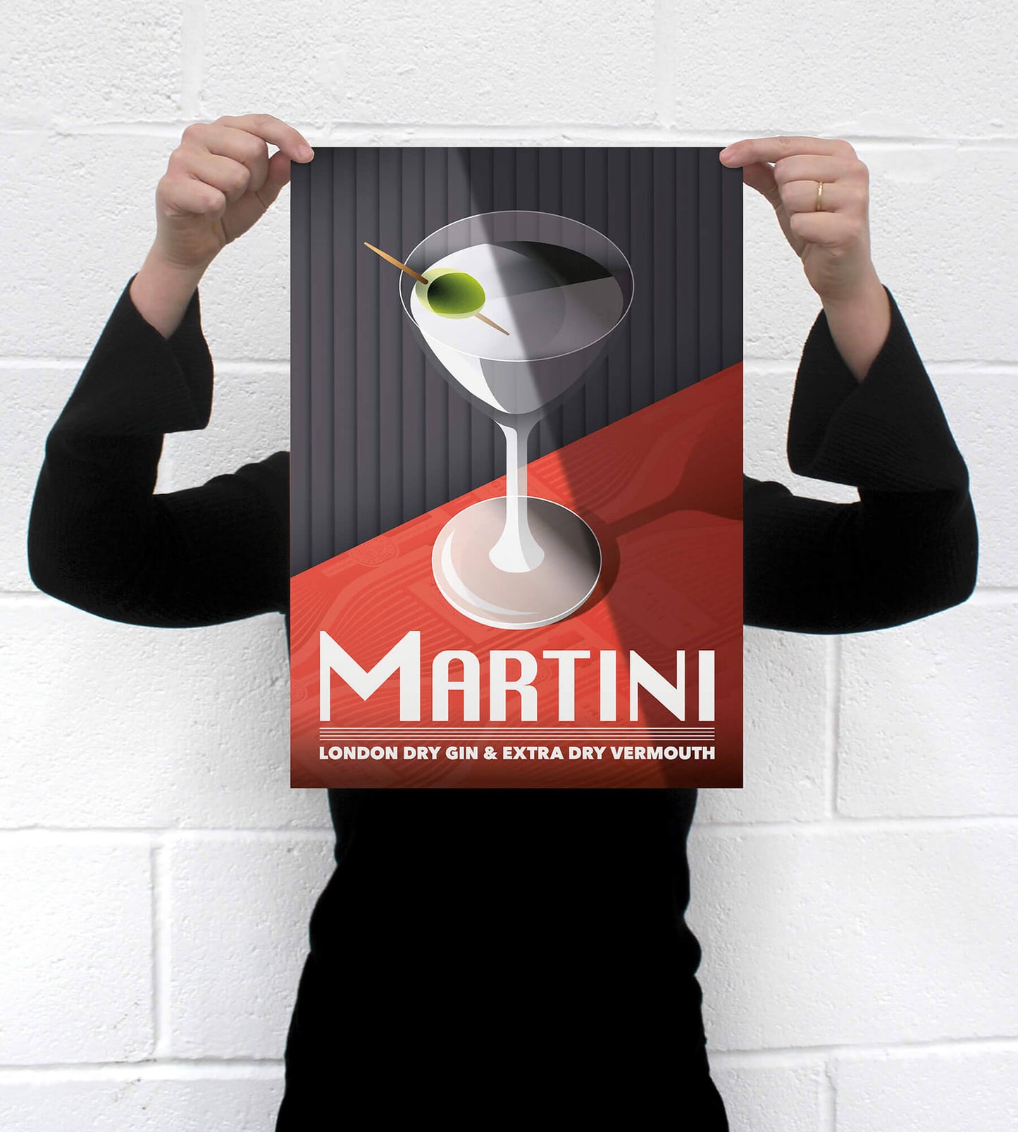 Lind & Lime • Martini Poster • A3