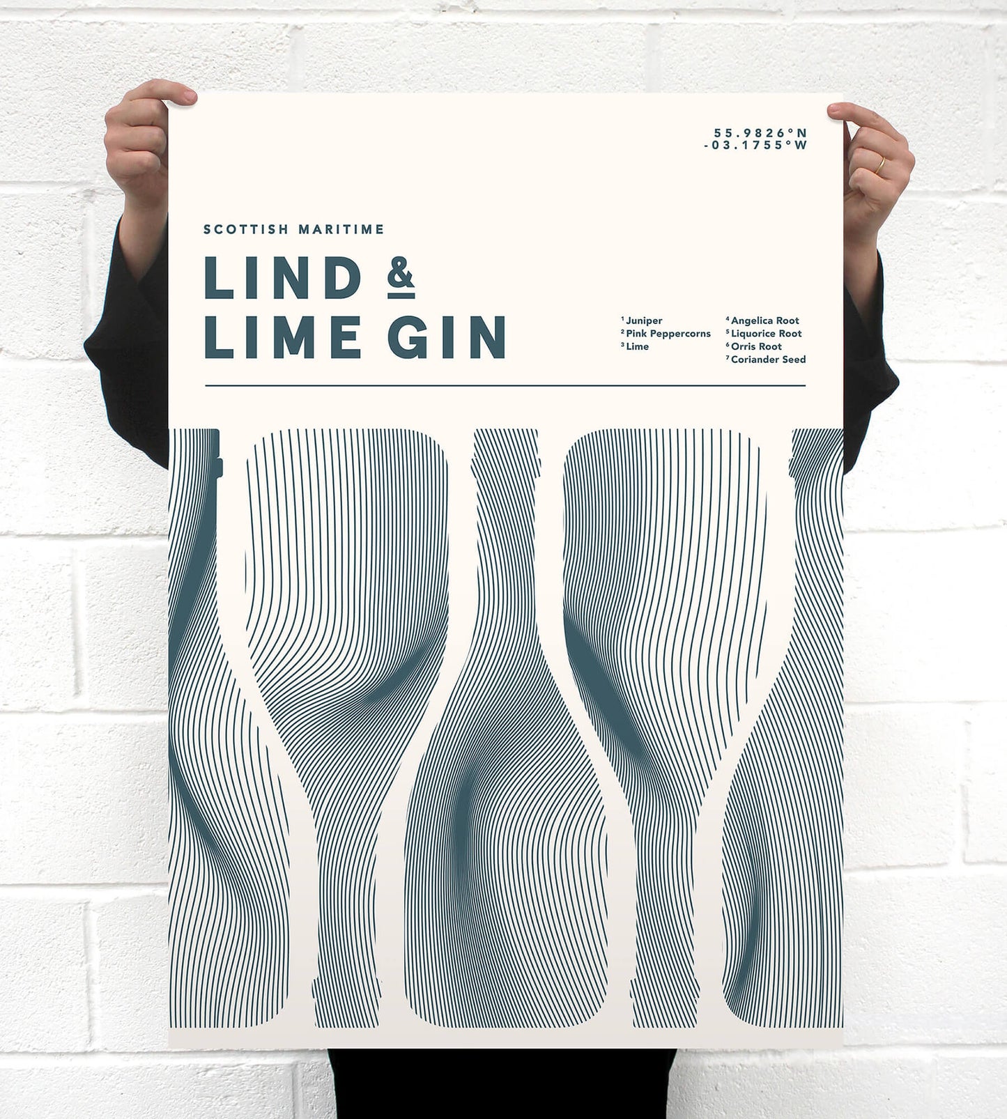 Lind & Lime • Waves Poster • A1