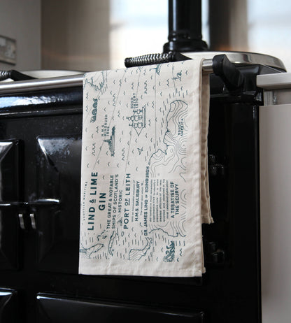 Lind & Lime • Map Tea Towel