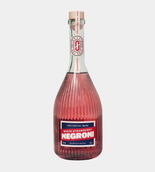 White Strawberry Negroni Bottle