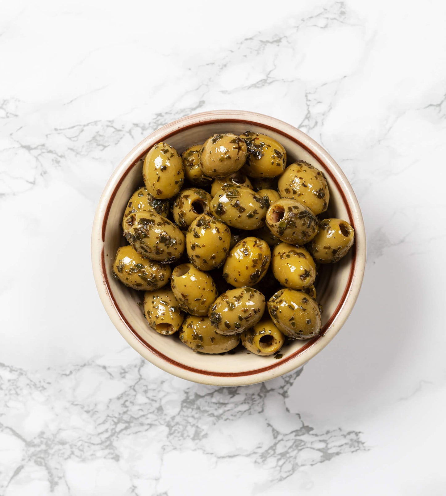 Silver and Green • Sweet Basil Olives