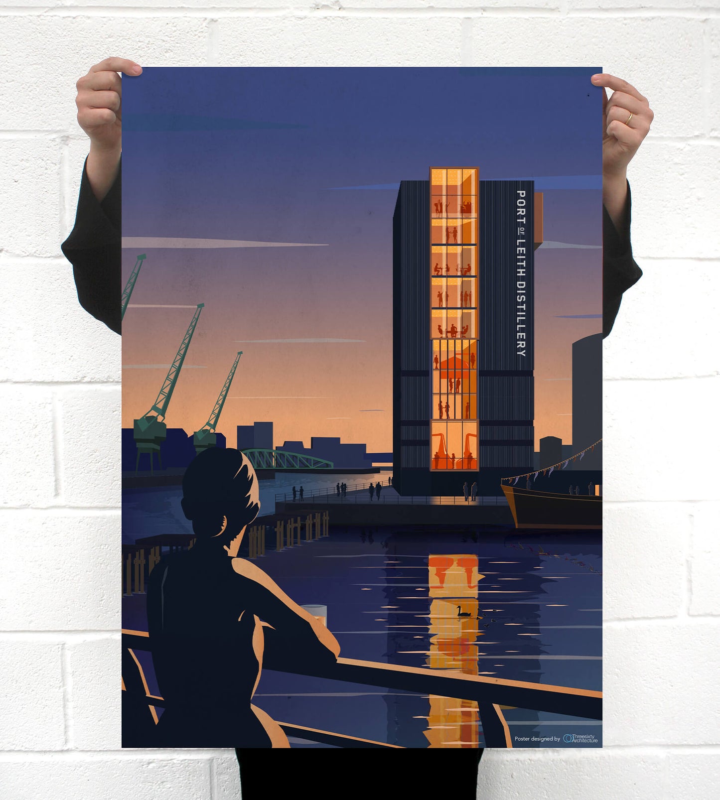 Port Of Leith Distillery • Architects Poster • A1