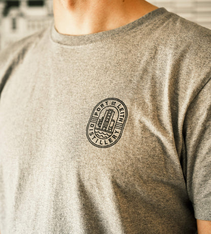 Port Of Leith Distillery • Propaganda Division • Unisex T-Shirt Grey