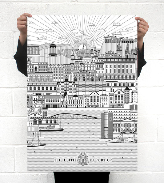 The Leith Export Co. • Edinburgh Poster • A1
