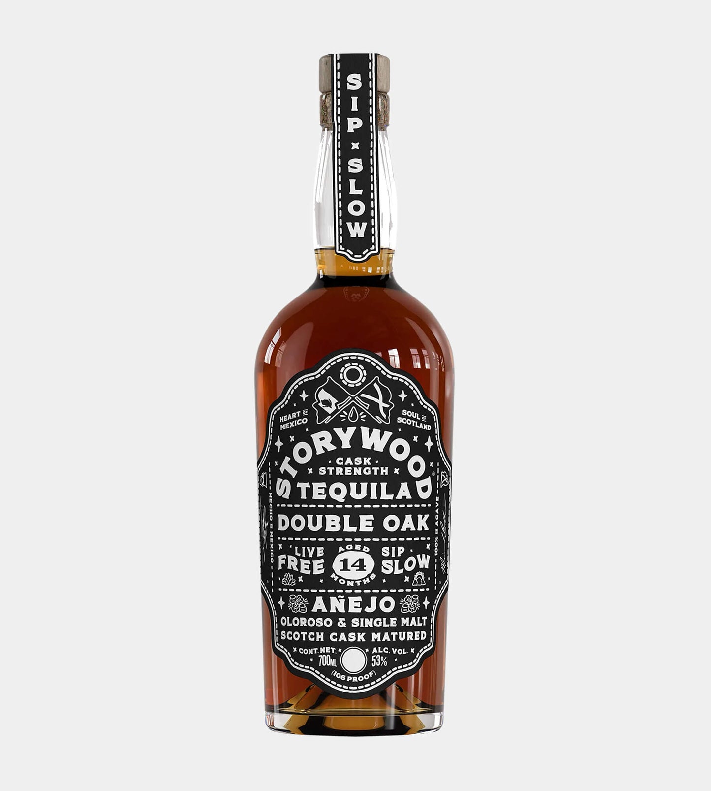 Storywood Tequila • Double Oak Añejo - Cask Strength