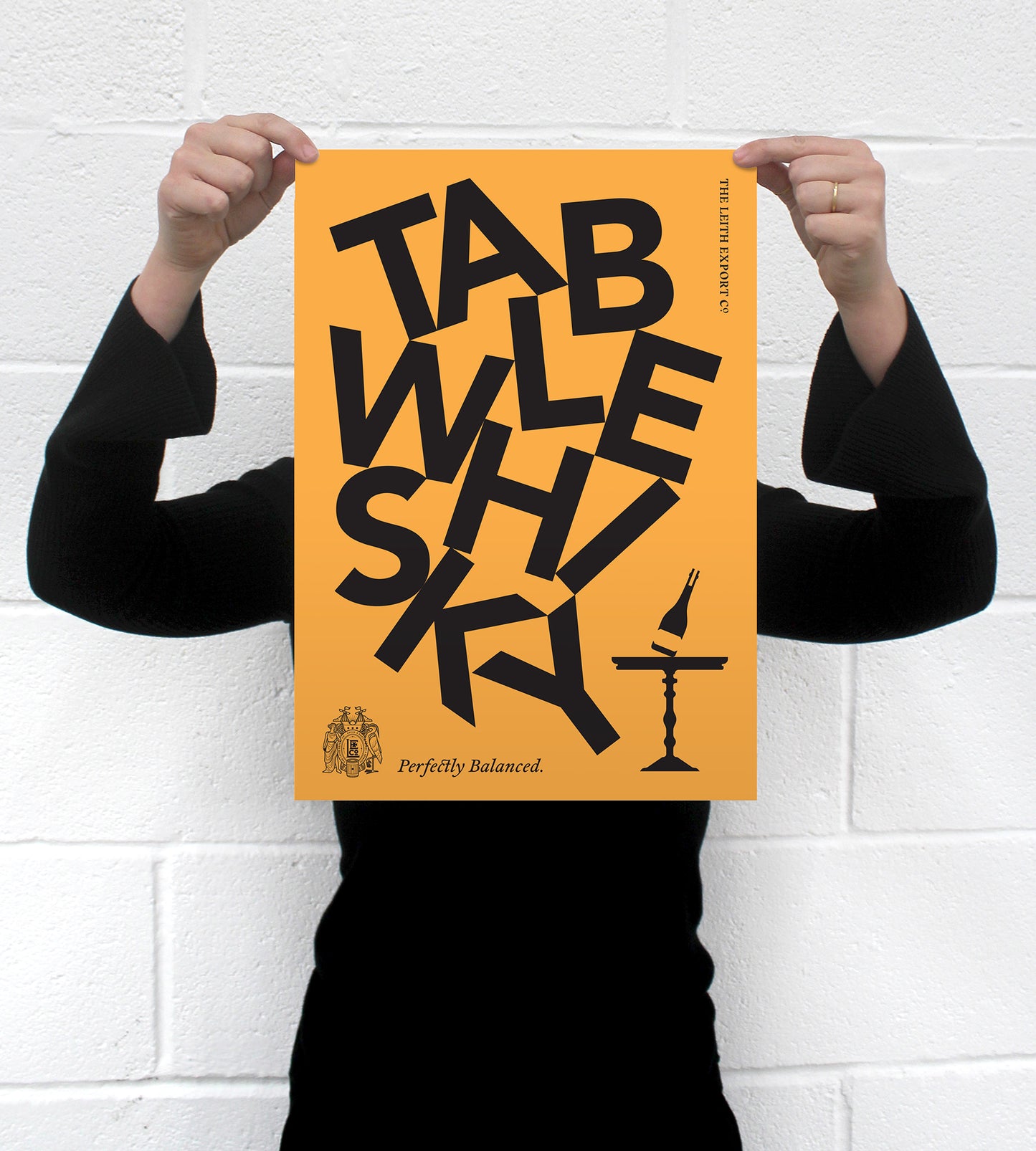 The Leith Export Co. • Table Whisky Balanced Design Poster A3